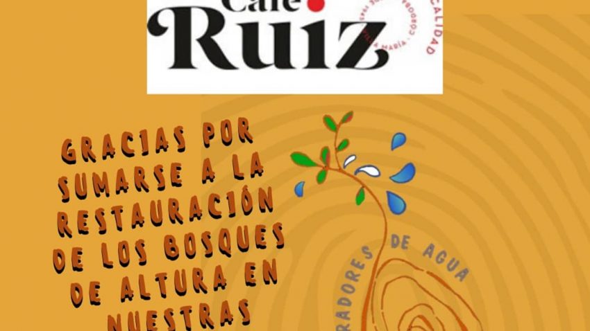 Donacion Cafe Ruiz Sembradores de Agua